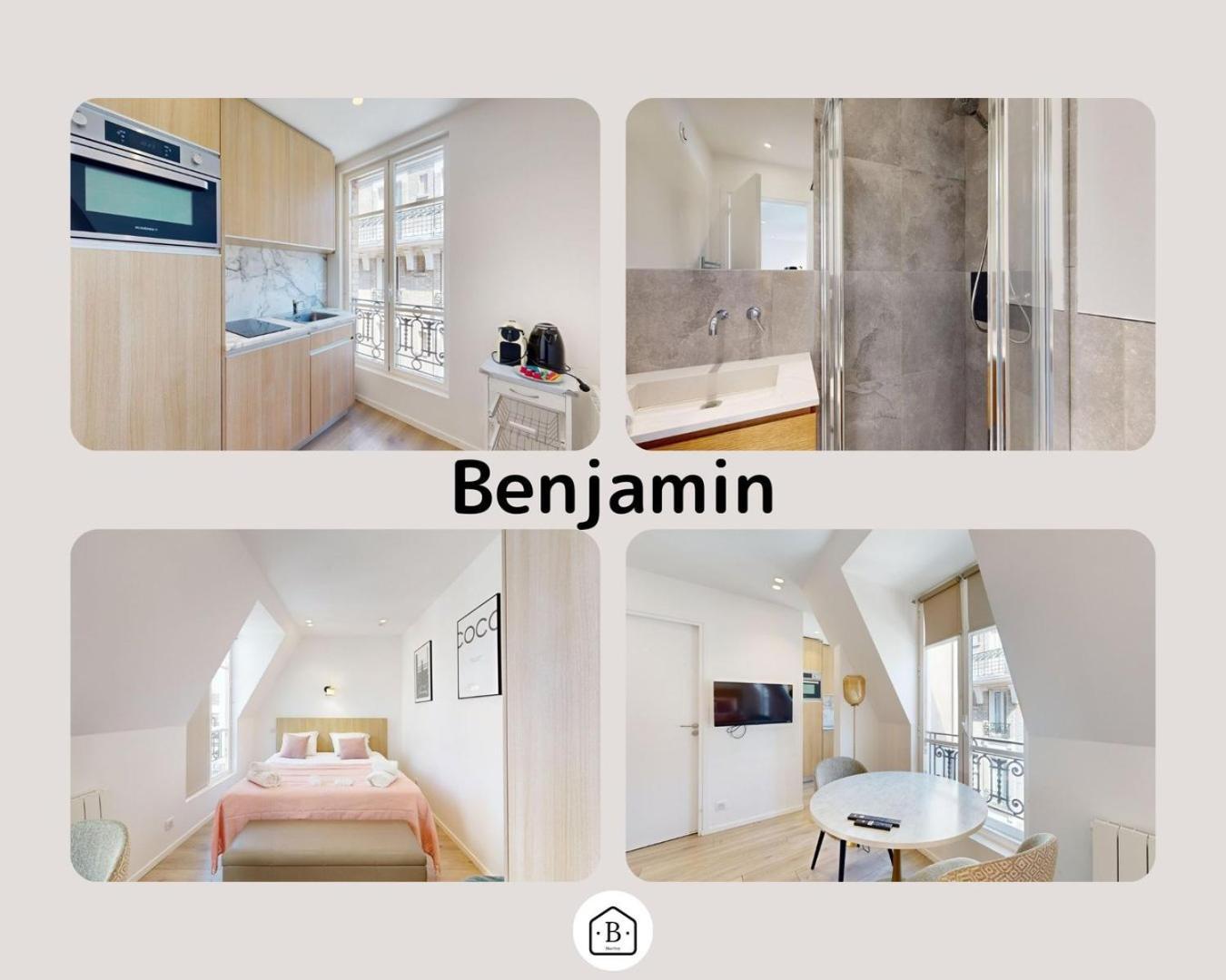 162 Suite Benjamin - Superbe Appartement A Paris Eksteriør billede